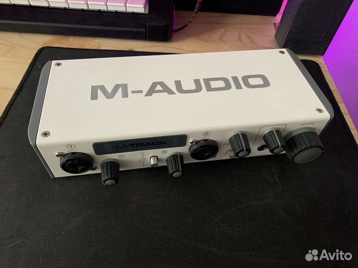 Внешняя звуковая карта m-audio m-track 2