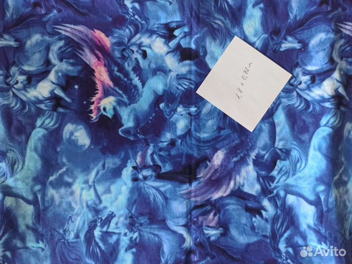 Ткань футер 2х нитка разные принты