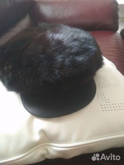 Меховая мужская кепка