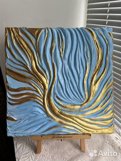 Картина из текстурной пасты