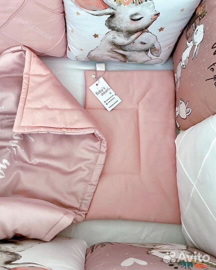Премиум комплект в кроватку новый