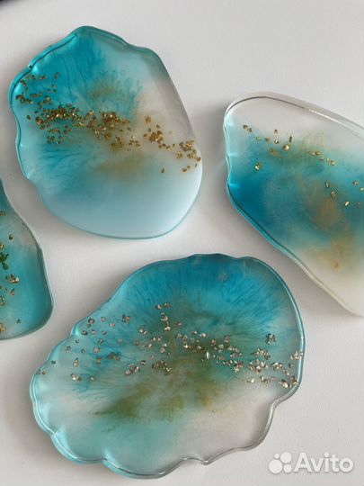 Подставка под горячее из смолы