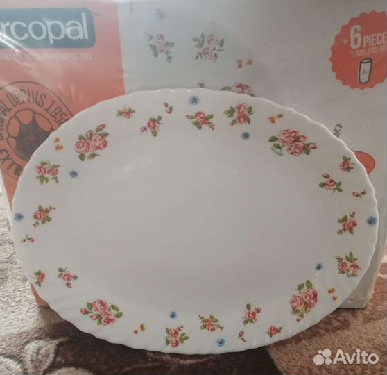 Новый столовый сервиз Arcopal 32 предмета