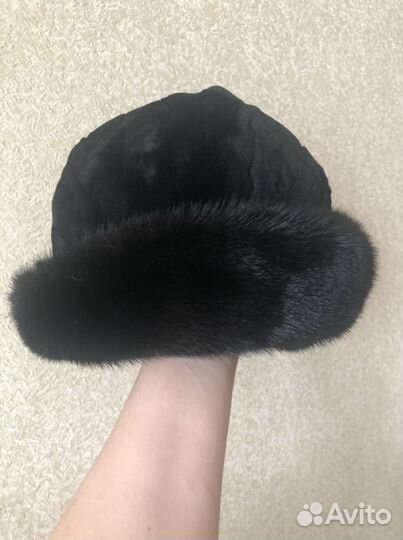 Шапка норковая женская