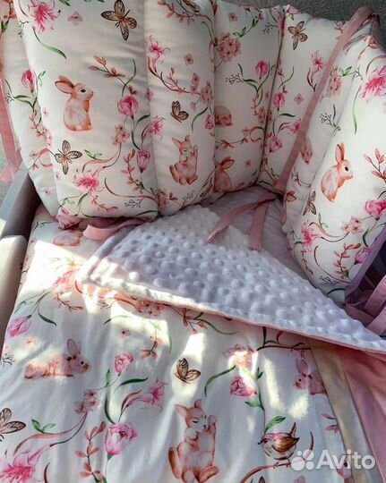 Бортики в кроватку новые