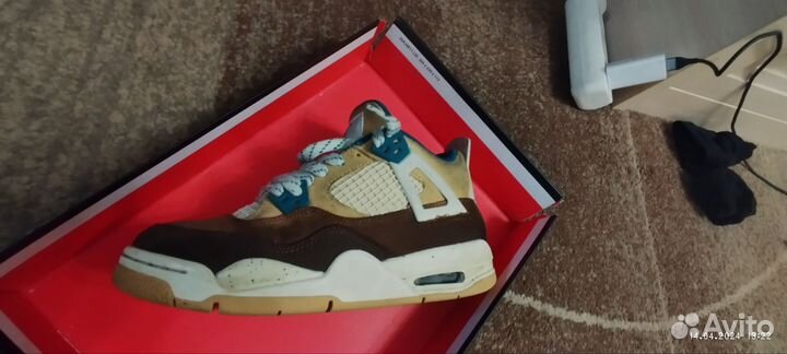 Кроссовки nike air jordan 4 Cacao WOW