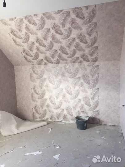 Поклейка обоев