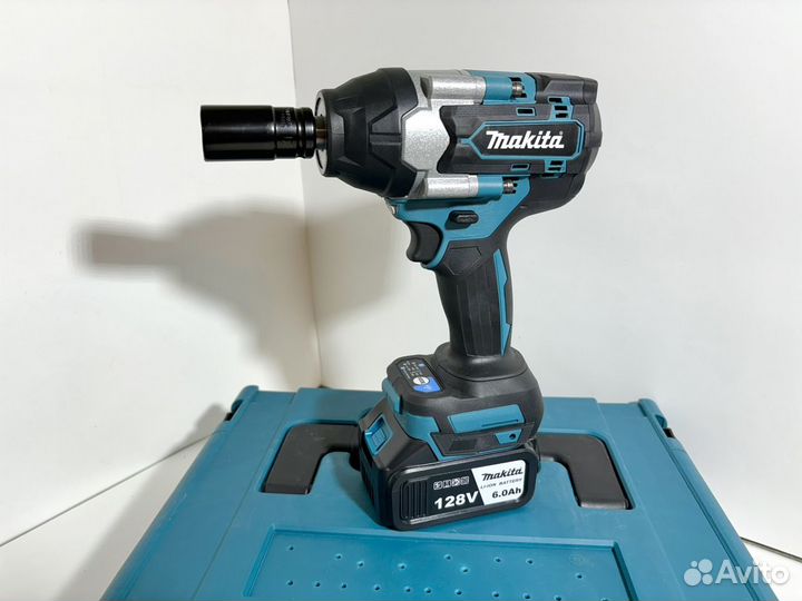 Аккумуляторная ушм 125мм + гайковерт Makita 880