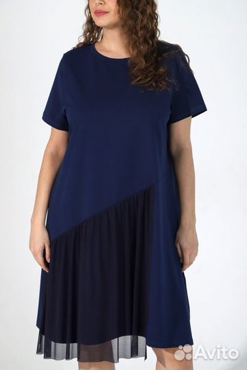 Платье женское Джаззи-2 темно-синий