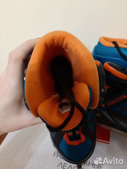 Коньки детские раздвижные 33 36