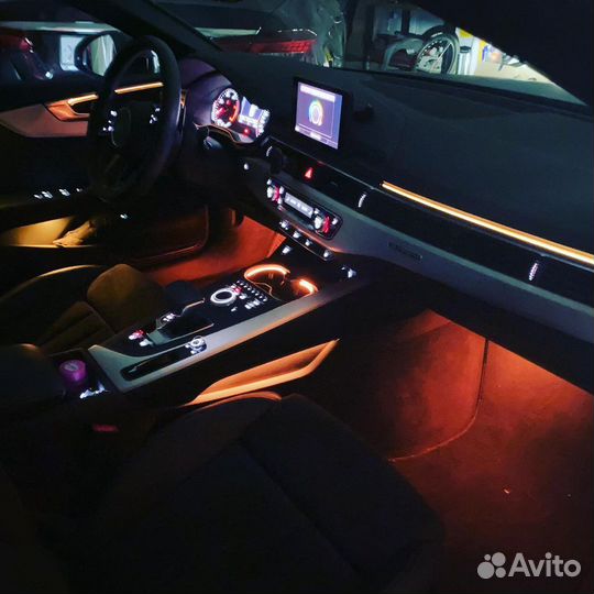 Подсветка салона для Audi A4 A5 B9 2017+ 32 цвета