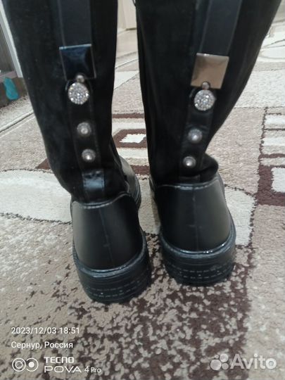 Женские резиновые сапоги