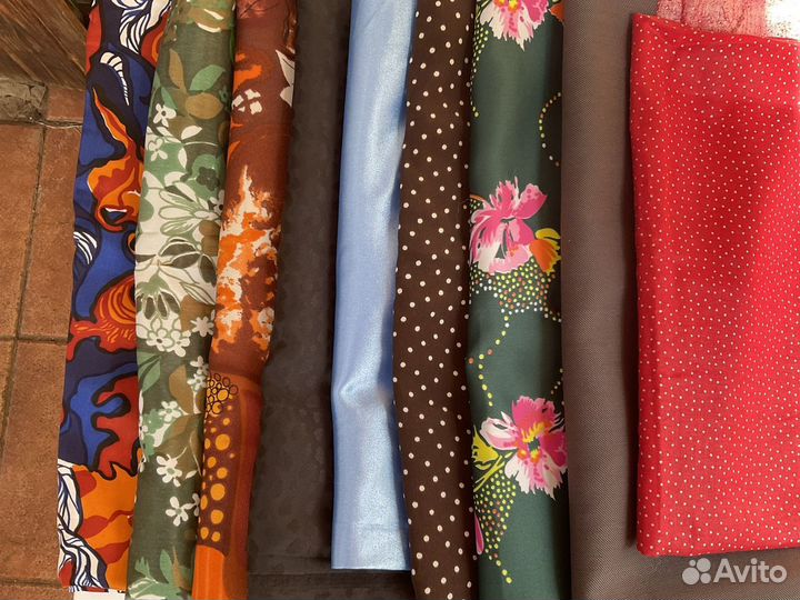 Ткань плательная, щелк, ситец