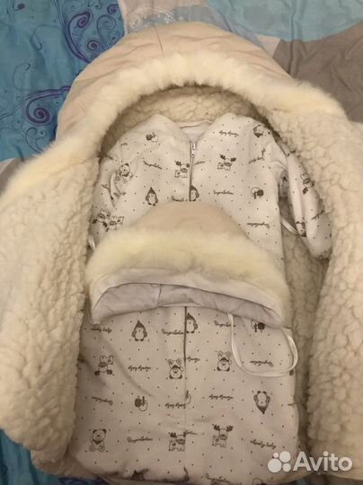 Конверт на выписку зимний