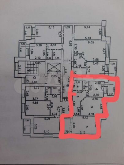 2-к. квартира, 64,4 м², 2/9 эт.