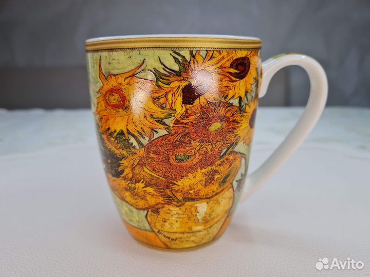 Кружки с полотнами Ван Гога, Моне Фарфор Австралия