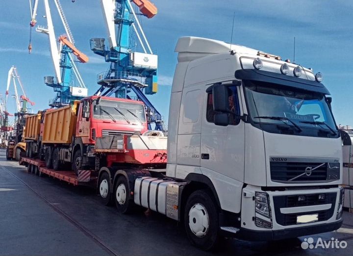 Грузоперевозки негабарита на траллах