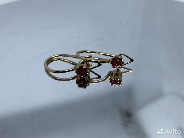 Золотые серьги СССР