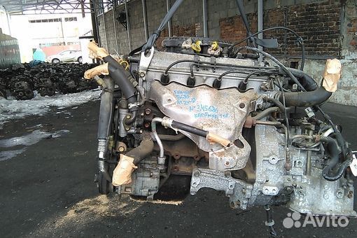 Двигатель в сборе двс mazda familia BG5S B5