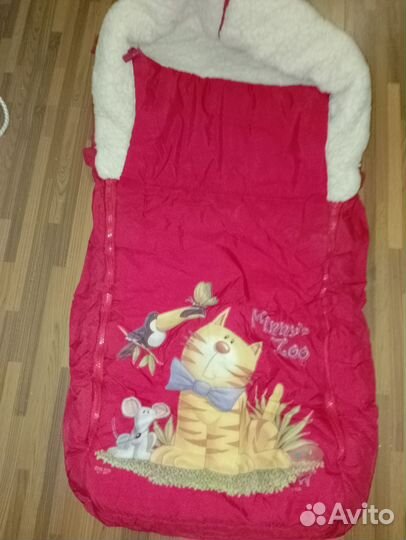 Зимний конверт в коляску