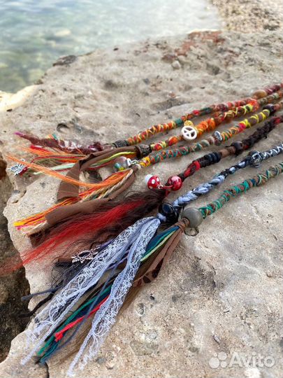 Врапсы, расточки для дредов wrap dreadlocs