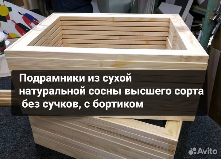 Подрамники для холста, изготовление подрамников