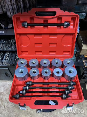 Съемник сайлентблоков набор оправок универсальный