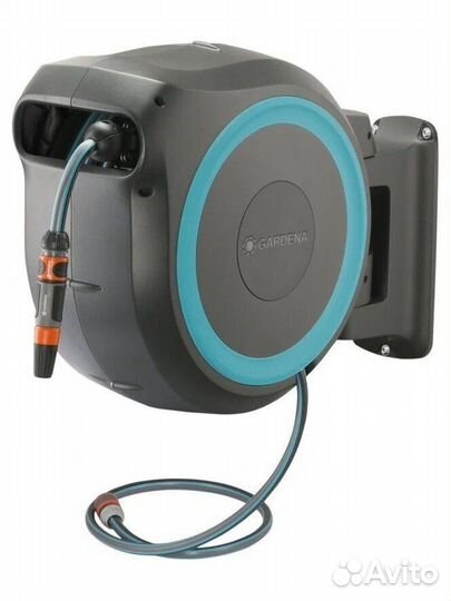 Катушка gardena RollUp XL 18630-20 черный/голубой