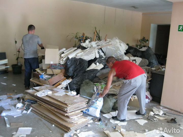 Вынос хлама. Перевозка на свалку