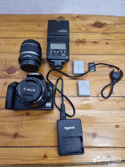 Фотоаппарат зеркальный Canon EOS 1000D 18-55 Black