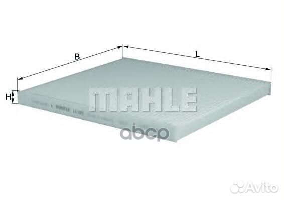 Фильтр салонный la301 Mahle/Knecht