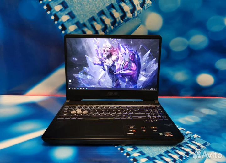 Игровой ноутбук Asus на Ryzen 5 / GTX1650 / IPS