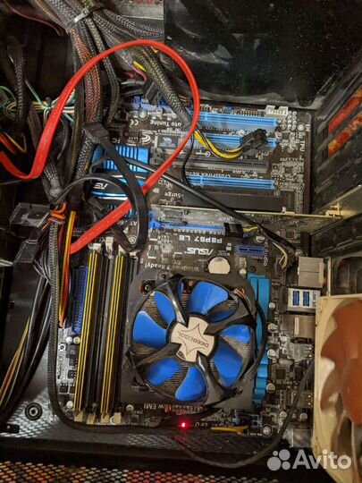 Материнская плата 1155 asus p8p67 le проц i5 2500