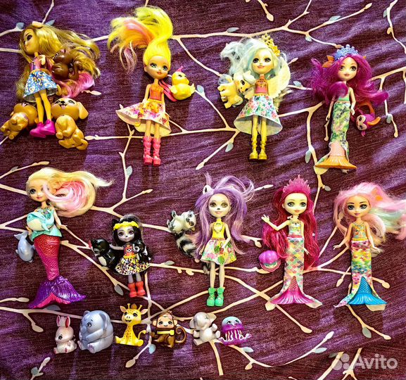 Бронь. Куклы Enchantimals с питомцами