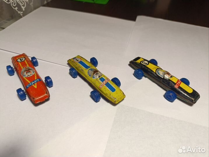 Машинки металлические СССР