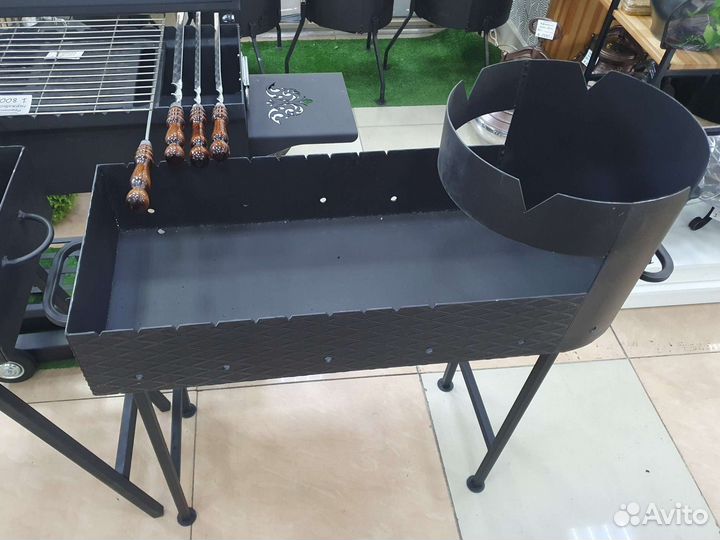 Мангал с печкой под казан Узбекский