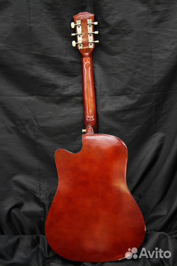 Гитара Belucchi с огненным принтом