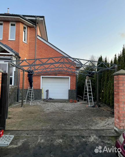 Навес для дачи