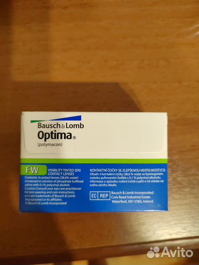 Линзы контактные