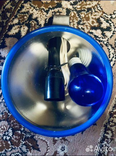 Синяя лампа для прогревания (рефлектор Минина)