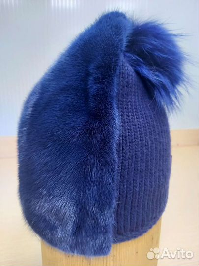 Шапка норковая женская
