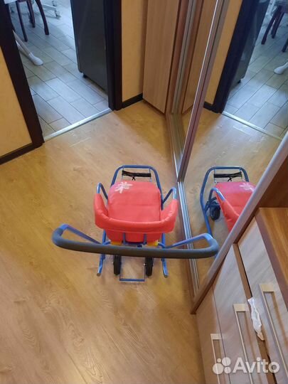 Детские санки на колесах