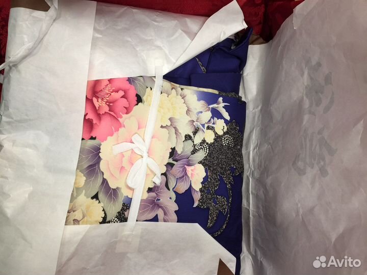 Японское кимоно винтаж в упаковке