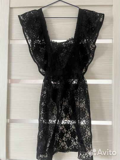 Школьное платье с фартуком