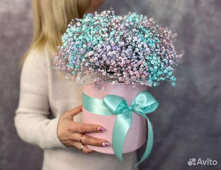 Букет из гипсофил. Подарок девушке