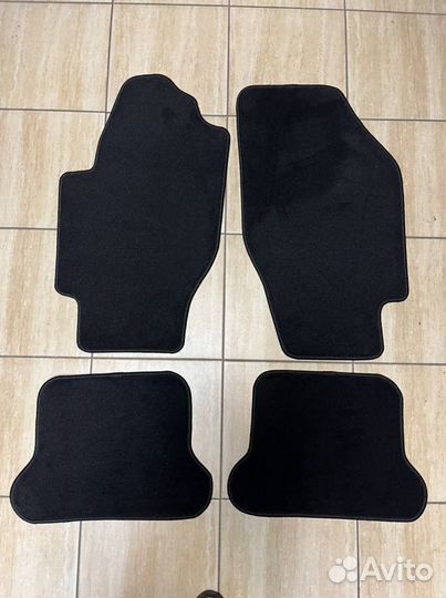 Автоковрики Пежо 307сс Велюр толщина 10мм