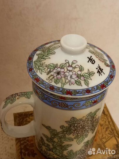 Кружка заварочная с керамическим ситом