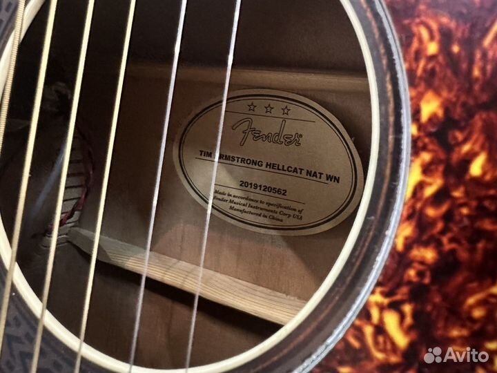 Гитара fender Tim Armstrong Hellcat