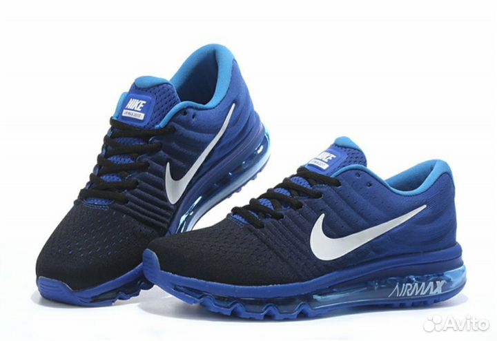 Кроссовки Nike AIR MAX 2017 синие С черным