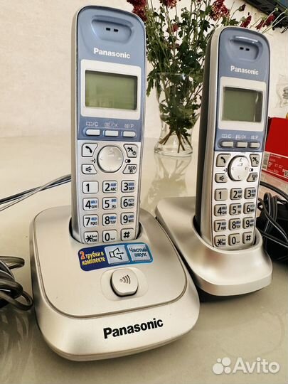 Радиотелефон panasonic 2 трубки